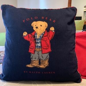 Ralph Lauren Polo Bear Pillow